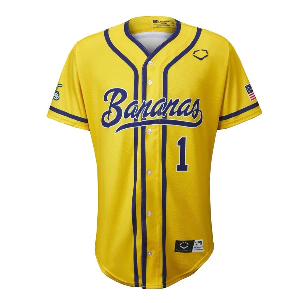 Youth Bananas Evoshield NWT Jersey